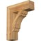Ekena Millwork Olympic Block Rough Sawn Bracket, Western Red Cedar, 6"W x 22"D x 26"H BKT06X22X26OLY05RWR - alternate 1
